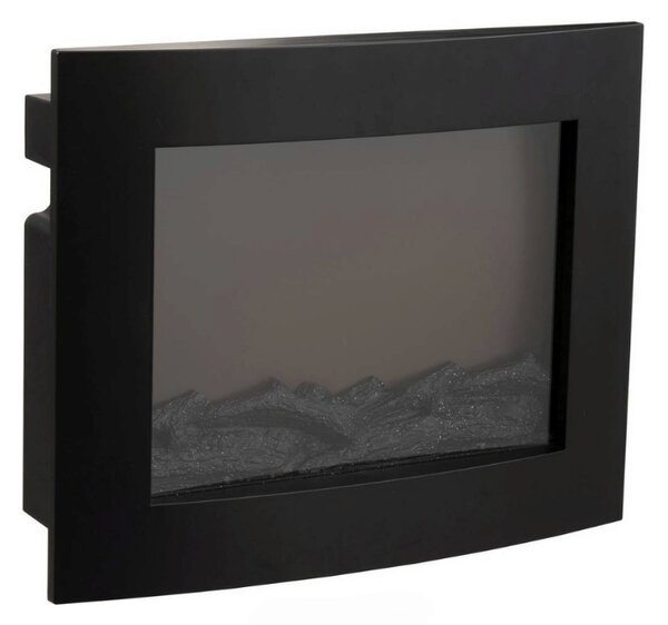 Decoratiune LED semineu modern COZY WARM 40x50 cm, negru