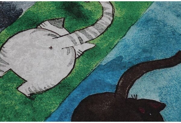 Covorașe de baie 2 buc. 60x100 cm Gatto Carino – Foutastic
