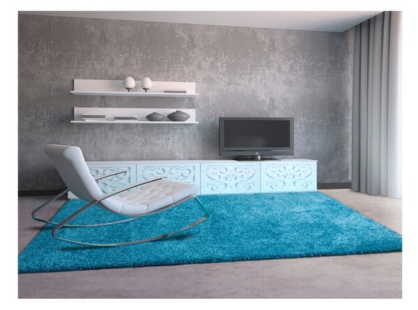 Covor Universal Aqua Liso, 57 x 110 cm, albastru