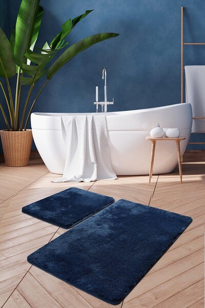 Set Covor de baie (2 bucăți), Albastru
