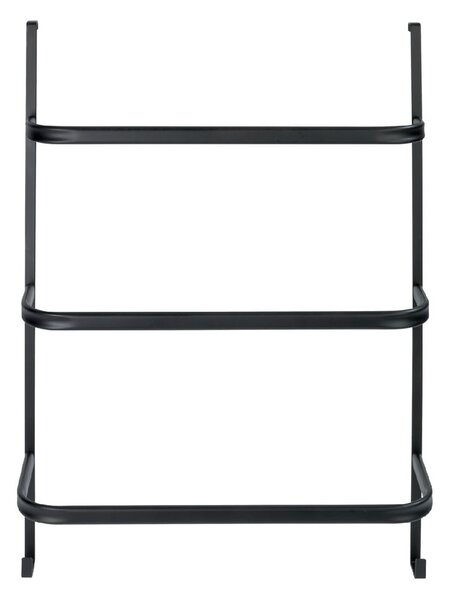 Suport pentru prosoape Wenko Towel Holder Black, 21 x 54 cm, negru