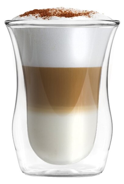 Căni 6 buc. cu perete dublu din sticlă 250 ml – Vialli Design