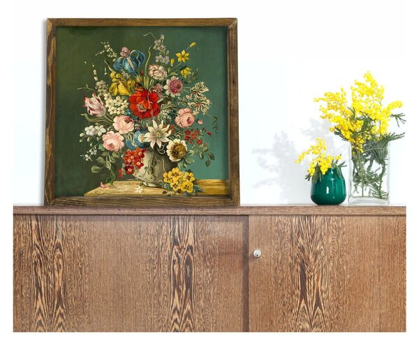 Tablou Vintage Flowers, 50 x 50 cm