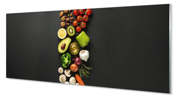 Tablouri pe sticlă morcovi Lemon avocado