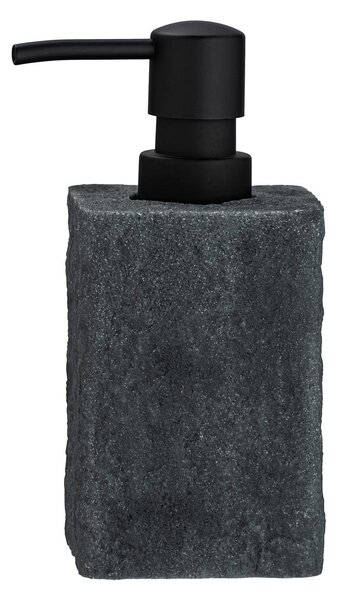Dozator săpun Wenko Villata, 300 ml, gri închis