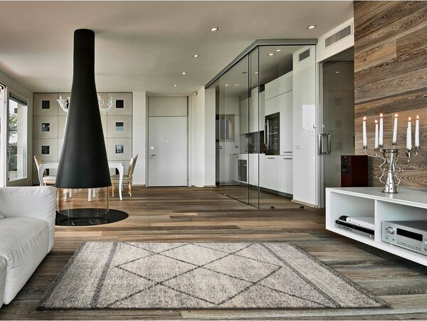 Covor Universal Kasbah Gris, 80 x 150 cm, gri