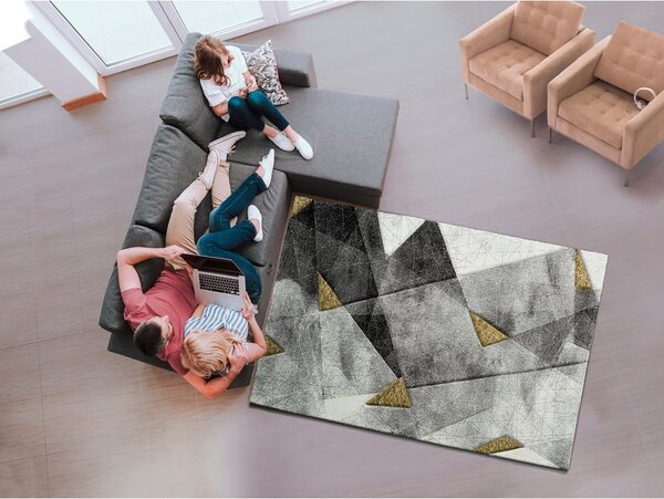 Covor Universal Bianca Grey, 60 x 120 cm, gri - auriu
