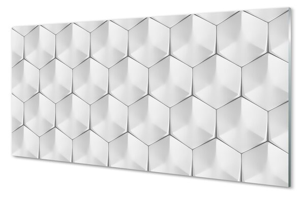 Panouri de sticlă hexagoane 3d