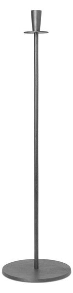 Ferm LIVING - Hoy Casted Candle Holder Tall Black