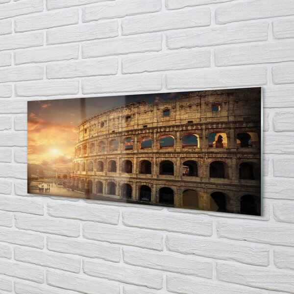 Panouri de sticlă Roma Colosseum apus de soare