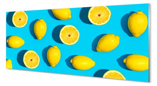 Panouri de sticlă Lamaile pe un fundal albastru