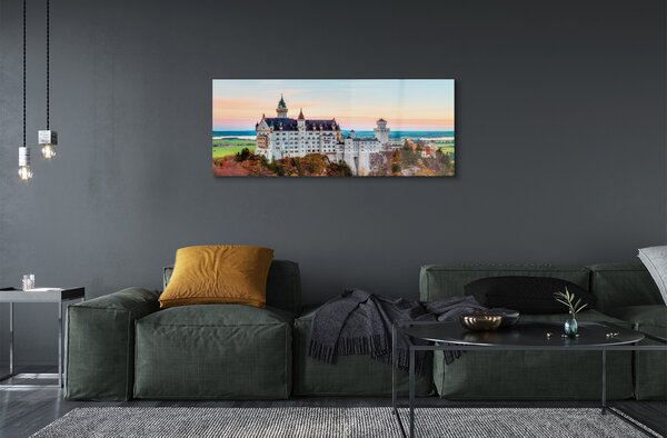Tablouri pe sticlă Germania Castelul toamna Munchen