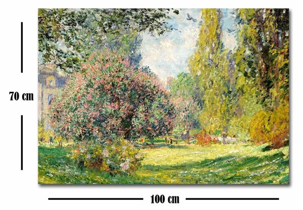 Tablou Canvas Primaverii, Multicolor, 100x70 cm