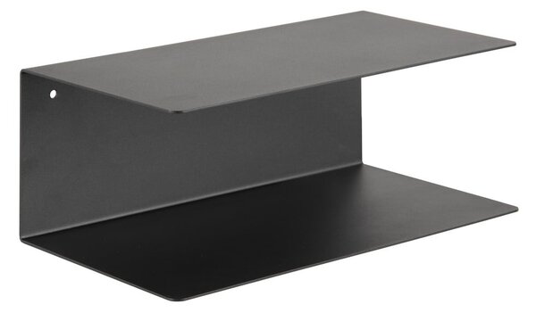 Raft dublu de perete din metal Actona Joliet, lățime 35 cm, negru