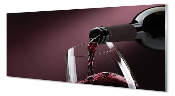 Tablouri pe sticlă vin alb Maroon