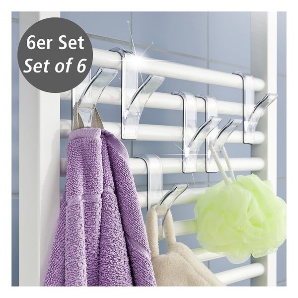 Set 6 cârlige pentru calorifer Wenko Hook