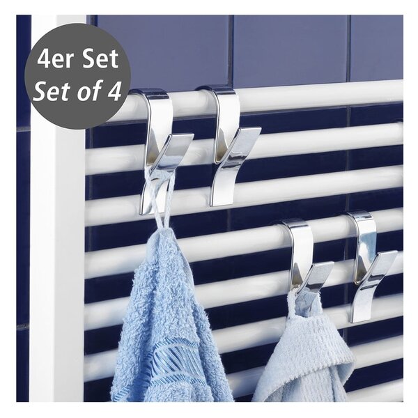 Set 4 cârlige pentru calorifer Wenko Hook