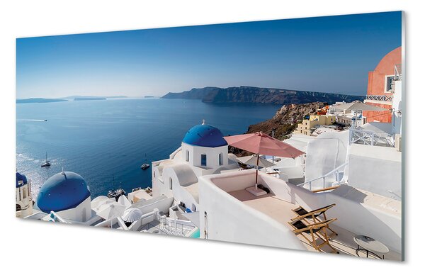 Tablouri pe sticlă Grecia panorama mare a clădirilor