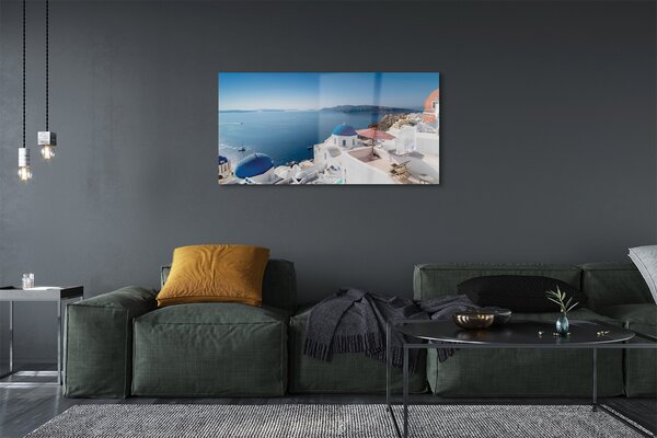 Tablouri pe sticlă Grecia panorama mare a clădirilor