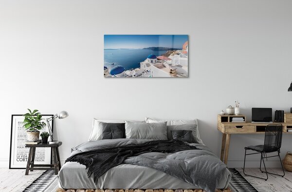 Tablouri pe sticlă Grecia panorama mare a clădirilor