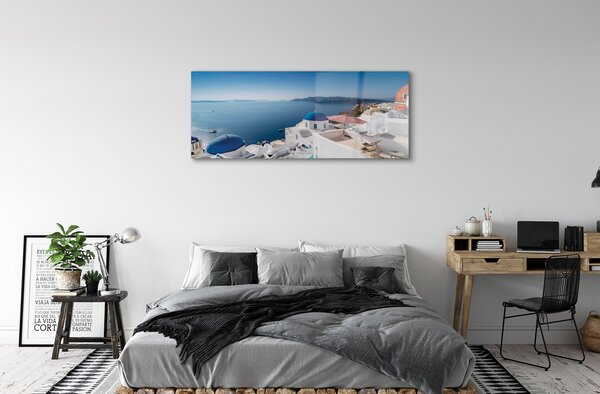 Tablouri pe sticlă Grecia panorama mare a clădirilor