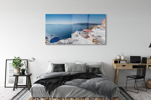 Tablouri pe sticlă Grecia panorama mare a clădirilor