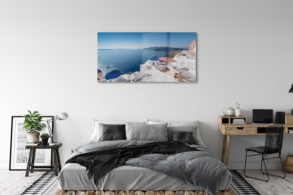 Tablouri pe sticlă Grecia panorama mare a clădirilor