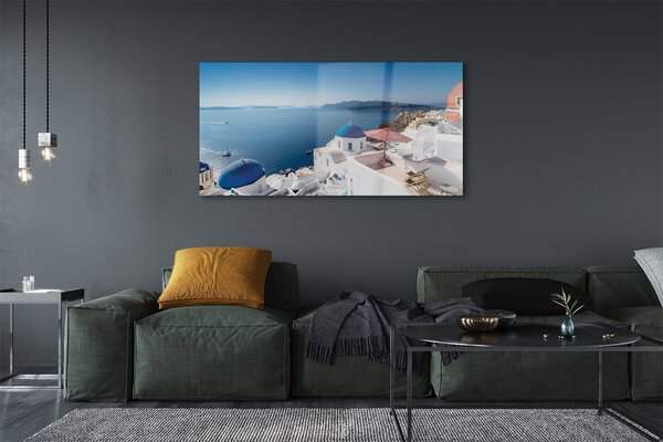Tablouri pe sticlă Grecia panorama mare a clădirilor