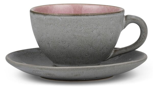 Ceașcă roz/gri pentru cappuccino din ceramică 240 ml Gastro Grey/Light Pink – Bitz