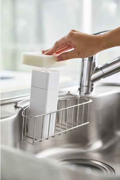 Dozator / dispenser de săpun Yamazaki Tower, 250 ml, alb
