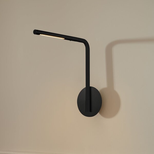 UMAGE Aplică de perete cu LED Omni Pivot, negru, dimabil, reglabil, Negru, dormitor, Aluminiu, Design