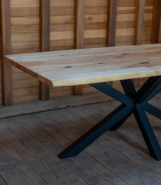 Nordic Horizon – Masă dining frasin masiv 200x94 cm
