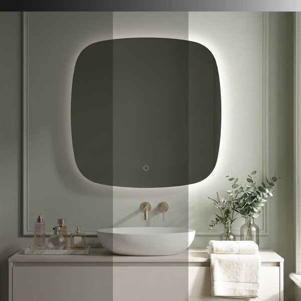 Rea Rea, Oglindă LED 70x70cm TOP, HOM-01519