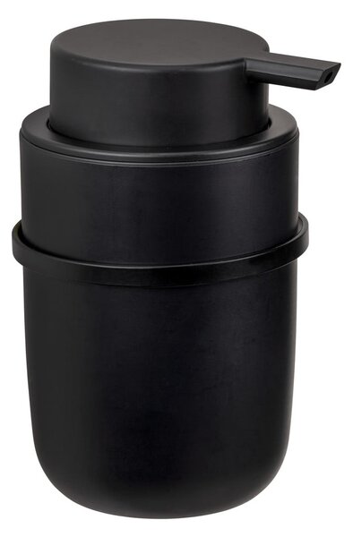 Dozator de săpun din plastic autoadeziv negru 0,25 l Carpino - Wenko