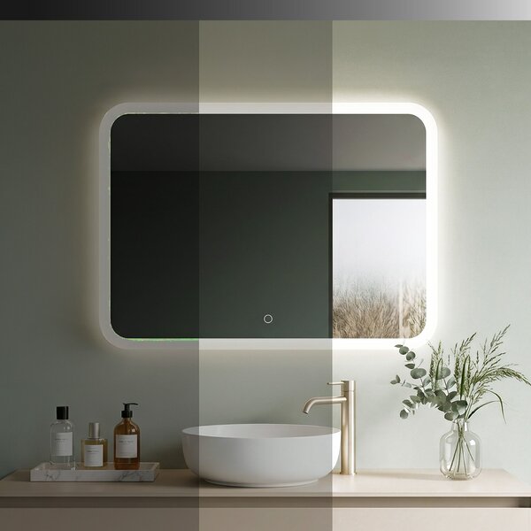 Oglindă LED 80x60cm TOP-3
