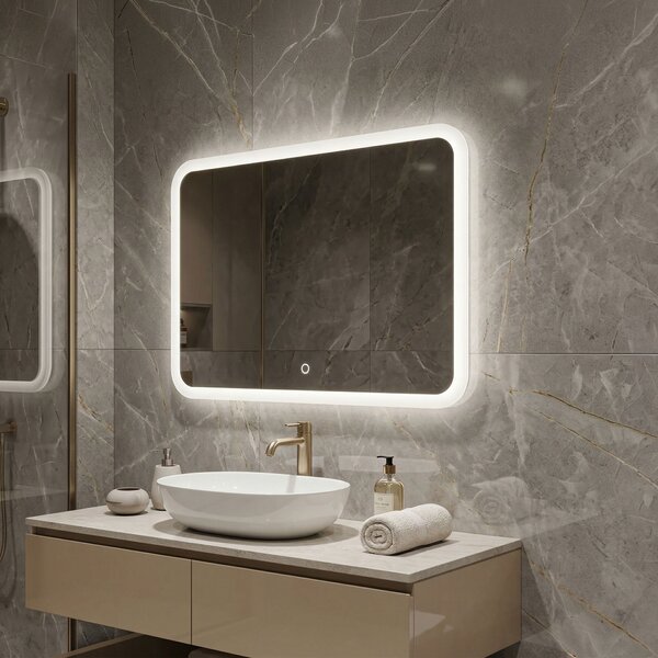 Oglindă LED 80x60cm TOP-3