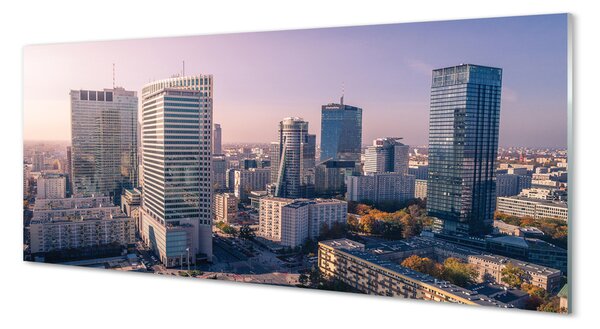 Panouri de sticlă panorama Varșovia zgârie-nori