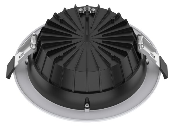 The Light Group SLC Shift spot LED încastrat Ø 19cm CCT, alb, reglabil, Alb, Camera de zi / sufragerie, Metal, Corpuri de iluminat încastrate rotunde