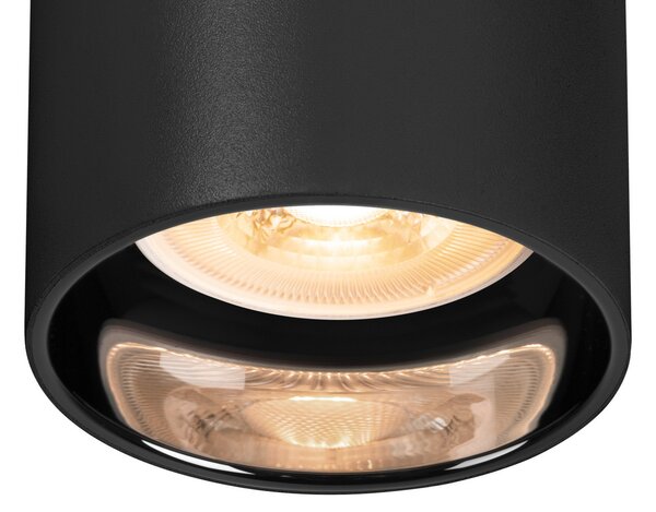 Lampă de perete SLV, Asto Tube, reglabil, Negru, Camera de zi, Metal, Modern