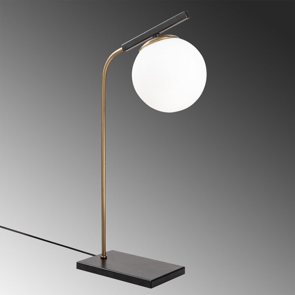 Veioza Style, Antic/Negru, 15x26x55 cm