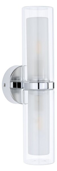 Paulmann Luena aplică IP44 crom E14 2 becuri, reglabil, Metalic, Camera de zi / sufragerie, Metal, Modern