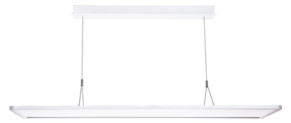 Sylvania Lampă suspendată LED Areum, 120 x 30 cm, 840, DALI, reglabil, Alb, Studiu / Birou, Metal