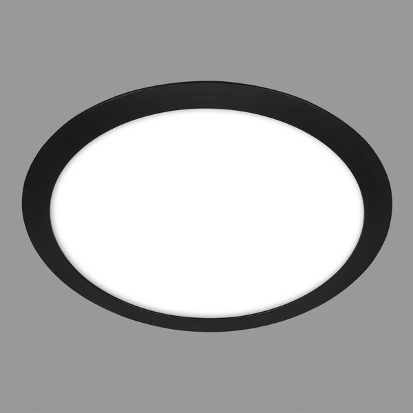 Briloner Plafonieră LED exterior 3766015 IP44, negru, Negru, Plastic