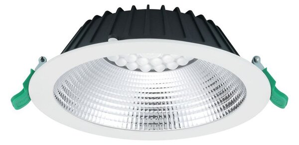 Sylvania LED downlight Insaver Slim, Ø 20,5 cm, 840, Alb, Studiu / Birou, Aluminiu, Plafon încastrat