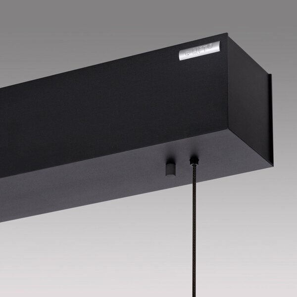 Lustră Pendul PURE, PURE E-Motion, reglabil, Lemn, Camera de zi, Metal, Modern