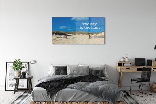 Tablouri acrilice șir cerul Beach