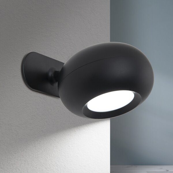 ORION Kerby Lampă de masă LED reîncărcabilă, negru, înălțime 40 cm,, reglabil, Negru, Camera de zi / sufragerie, Metal, Modern