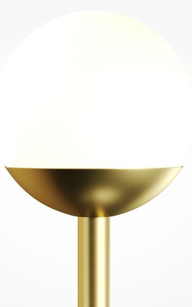 Maytoni Aplică de perete LED Touch, alamă, înălțime 48 cm, dimabil, reglabil, Auriu / Alamă, Camera de zi / sufragerie, Metal