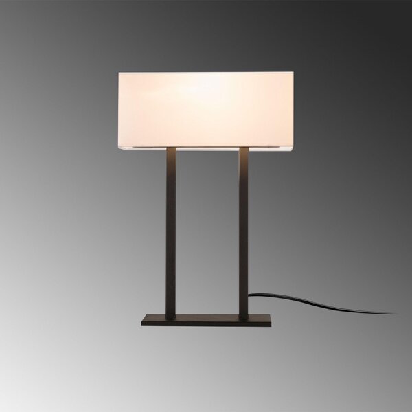 Veioza Amora, Alb - Negru, 35x15x52 cm