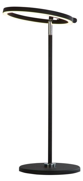 Searchlight Space LED lampă de masă, negru, metal, reglabil, Negru, Camera de zi / sufragerie, Metal, Modern